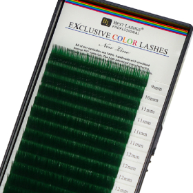 Zelené řasy mix délek C, 0,20 X 9-14 mm - 16 řad